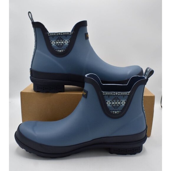 Pendleton Womens Size 11 Desert Dawn Blue Chelsea Rain Boots Shoes - Picture 11 of 14
